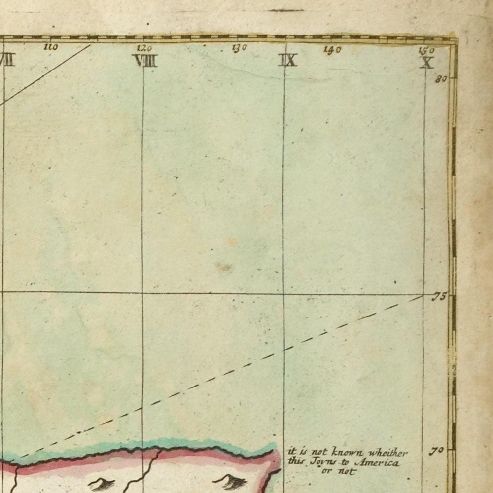 detail of the map from the top right corner