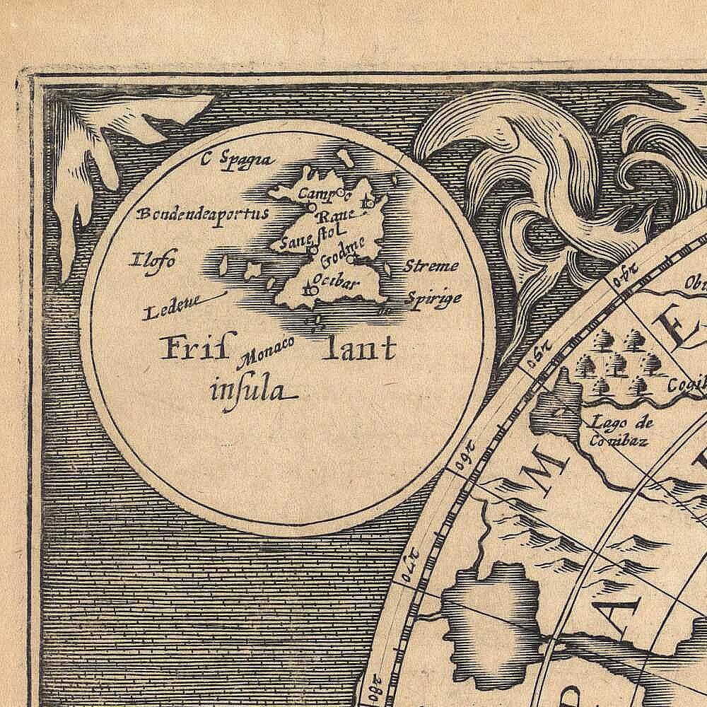 detail of the map from the top left corner