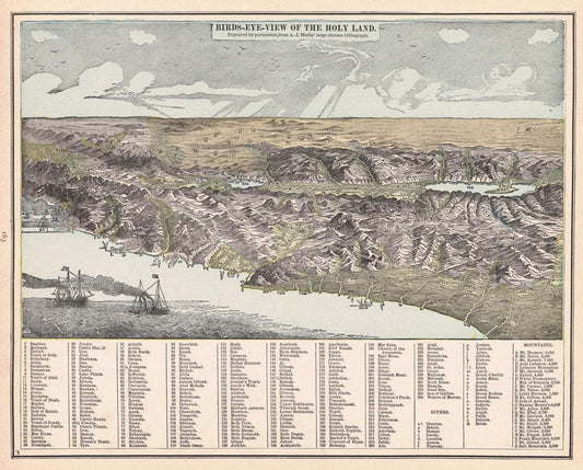 presentation of the map reproduction without a frame