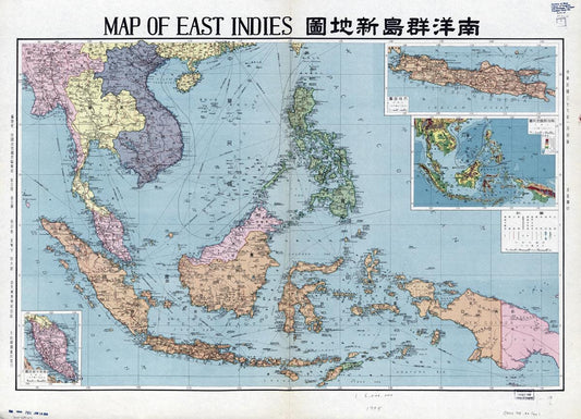 presentation of the map reproduction without a frame