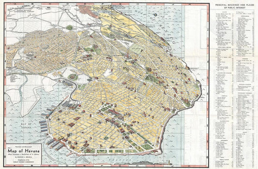 presentation of the map reproduction without a frame