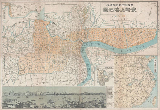 presentation of the map reproduction without a frame