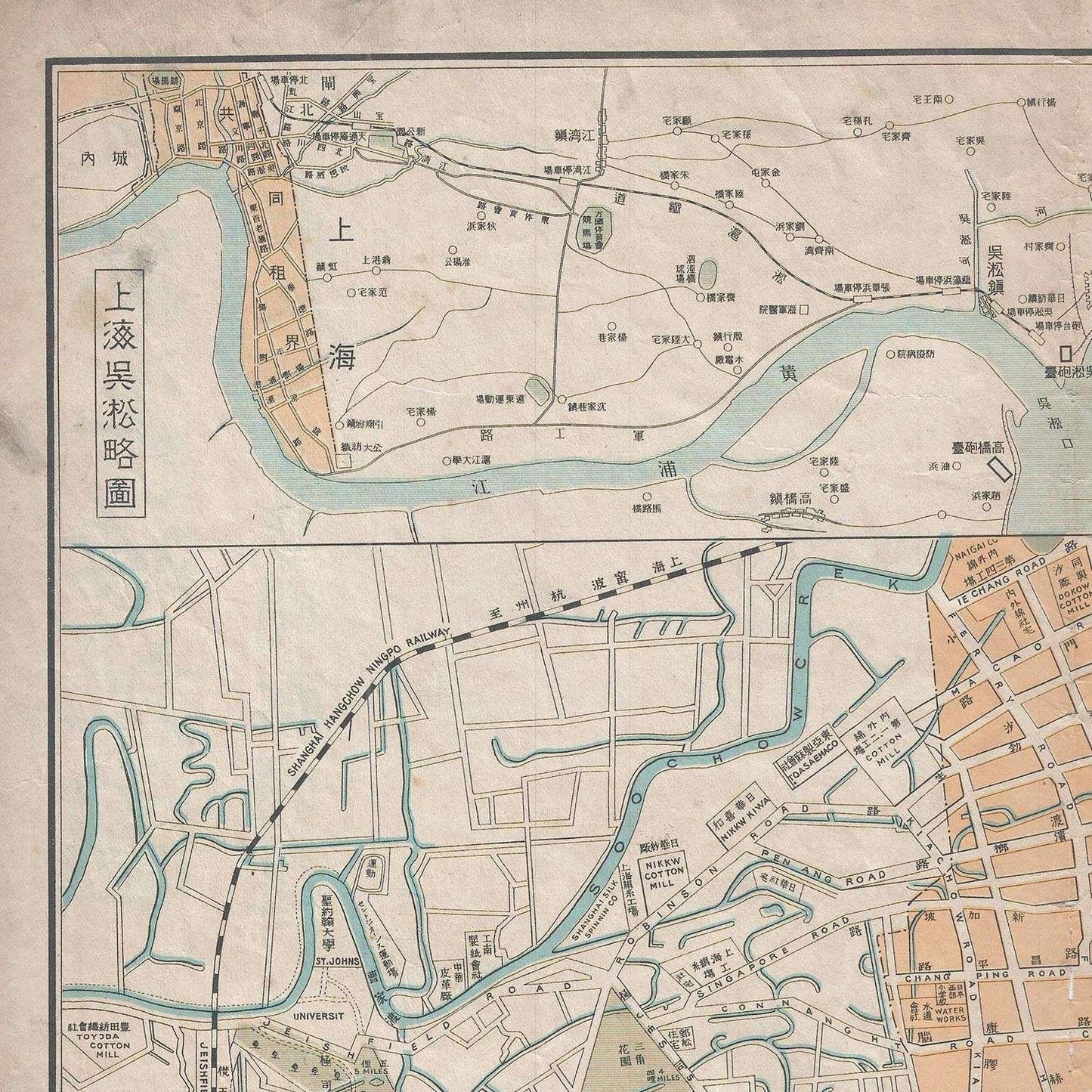 detail of the map from the top left corner