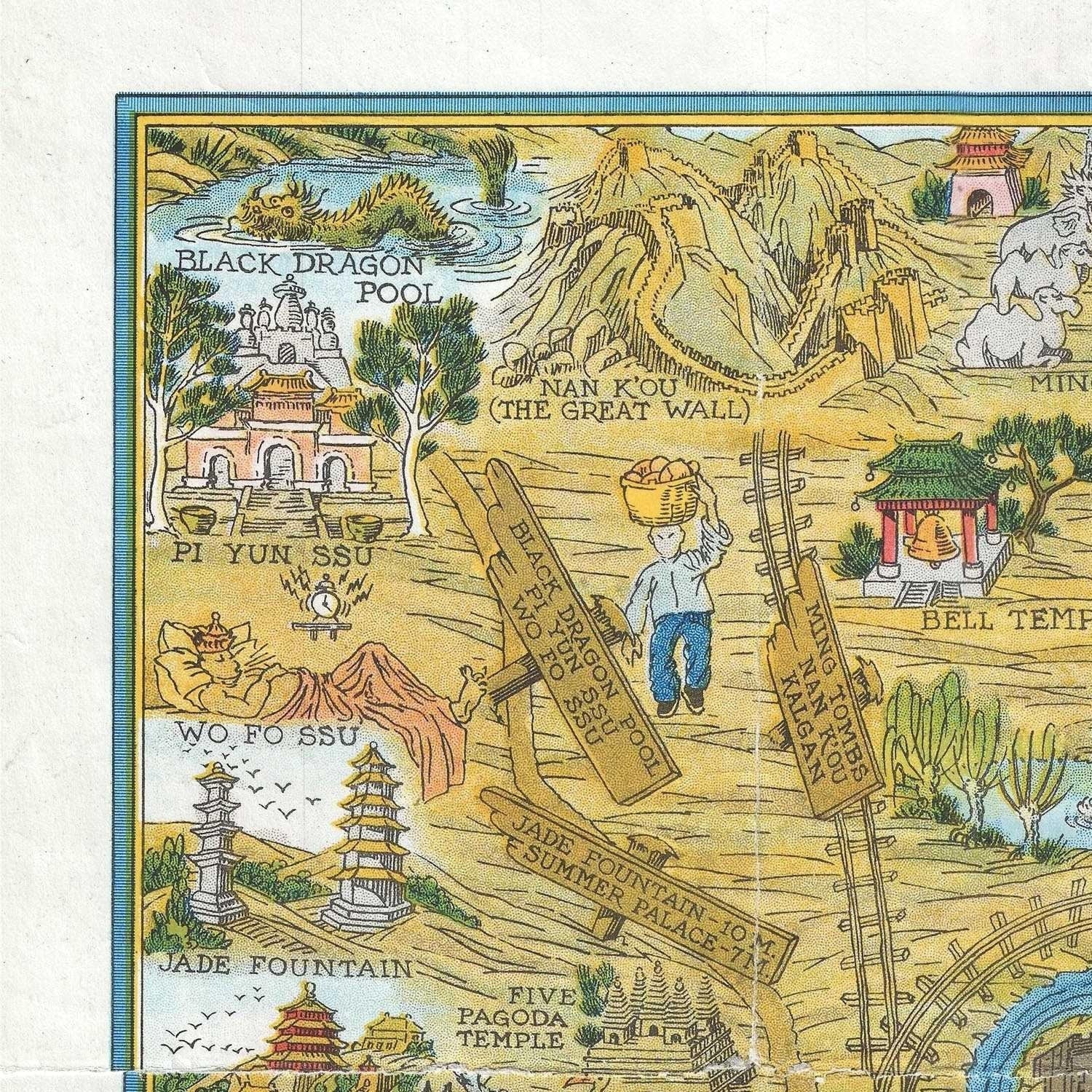 detail of the map from the top left corner