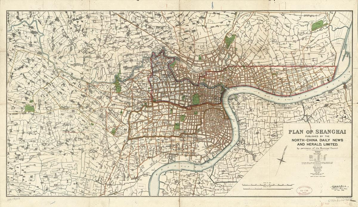 presentation of the map reproduction without a frame