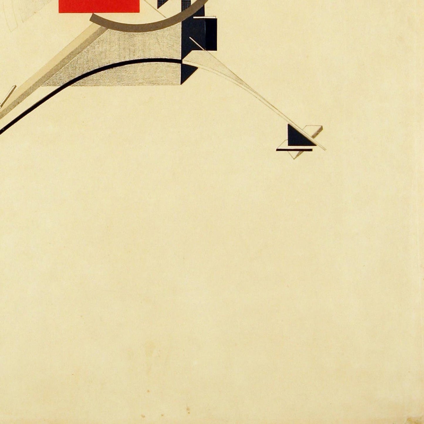 El Lissitzky, New Man, 1923, suprematism art