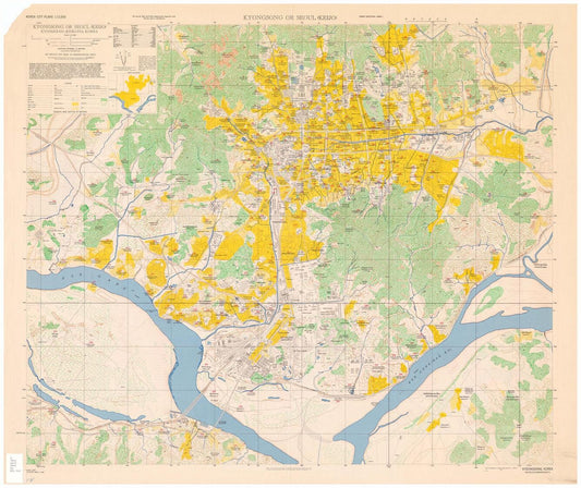 presentation of the map reproduction without a frame