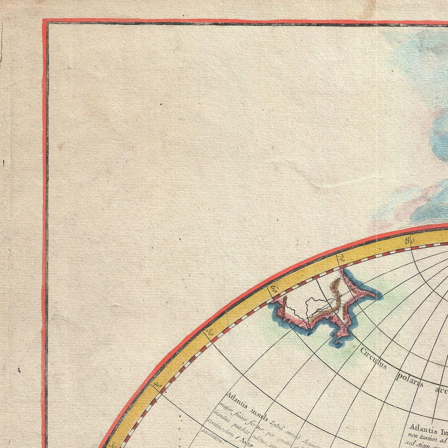 detail of the map from the top left corner