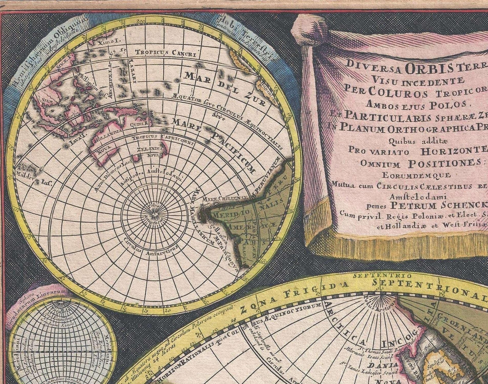 detail of the map from the centre left