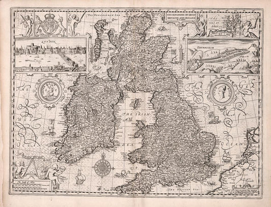 presentation of the map reproduction without a frame