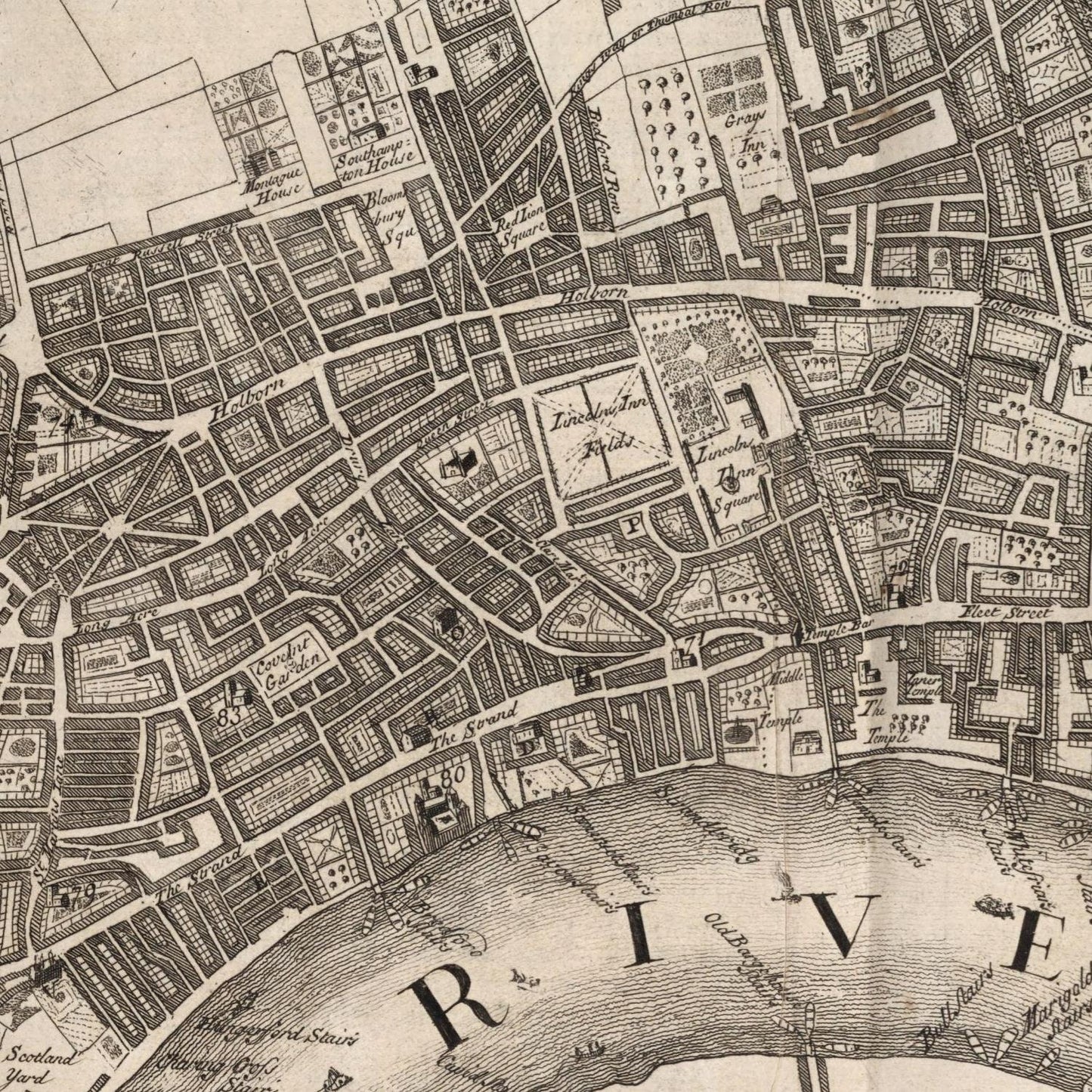 detail of the map from the centre left