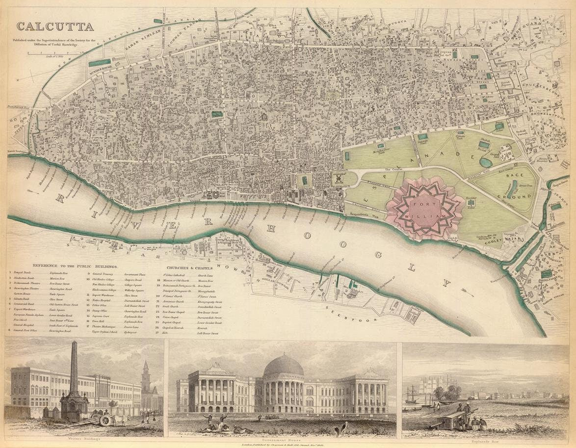 presentation of the map reproduction without a frame