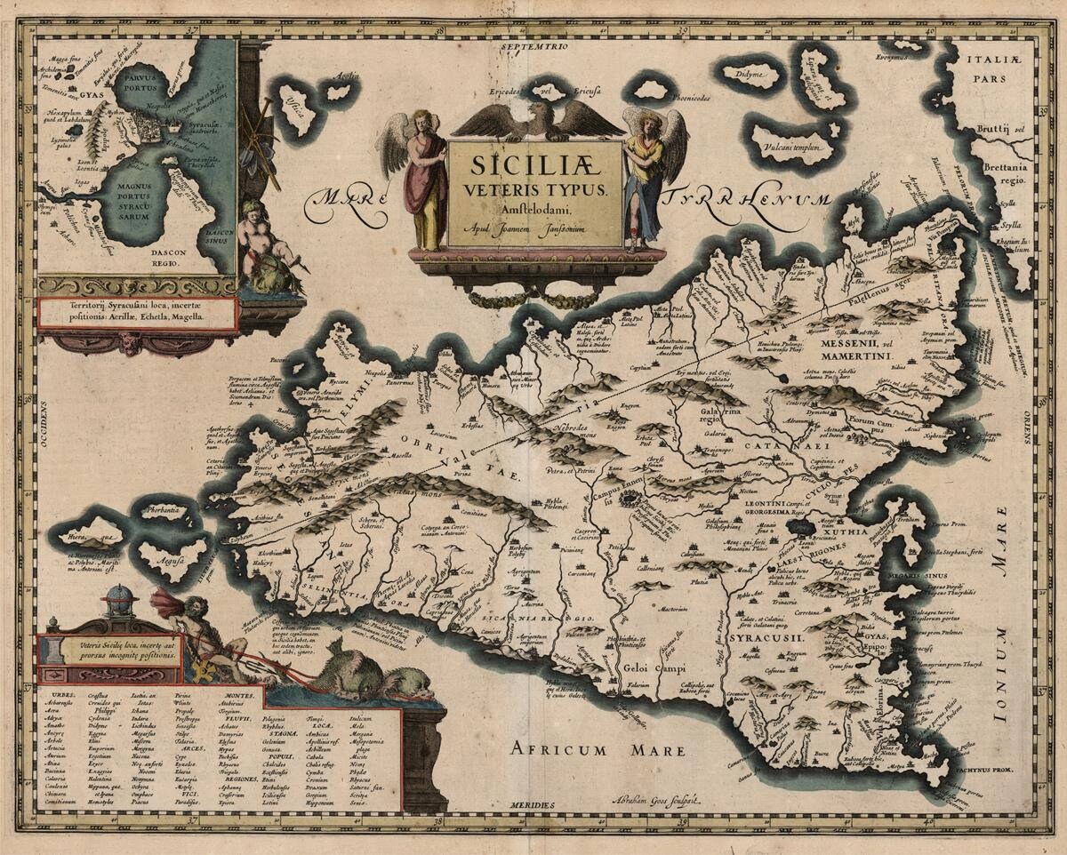 presentation of the map reproduction without a frame