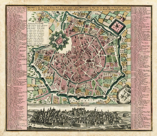 presentation of the map reproduction without a frame