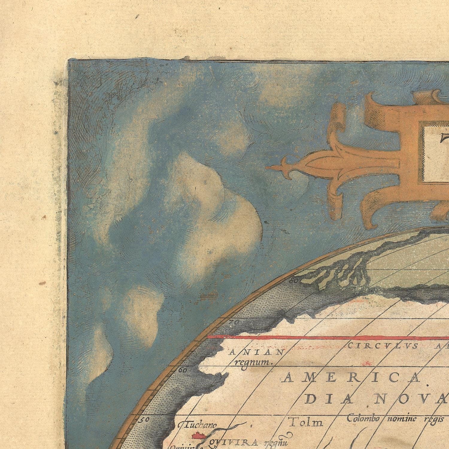 detail of the map from the top left corner