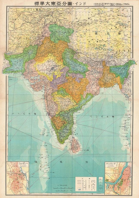 presentation of the map reproduction without a frame