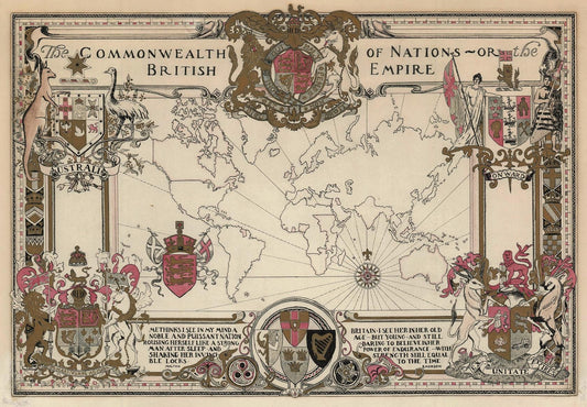 presentation of the map reproduction without a frame