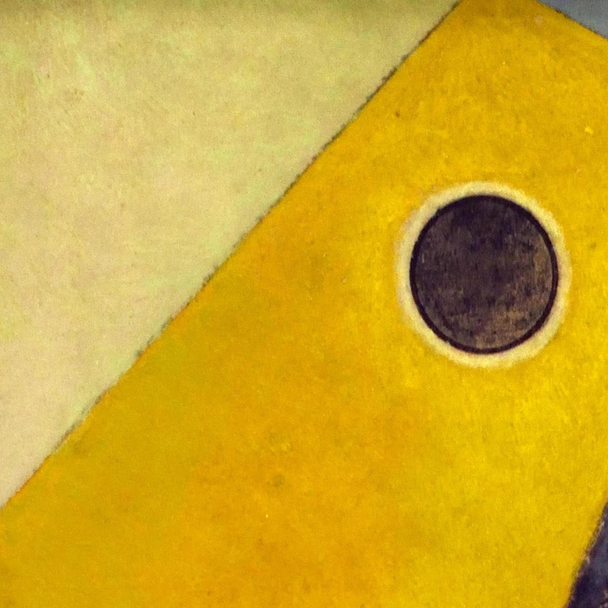 detail of the fine art reproduction from the top left corner