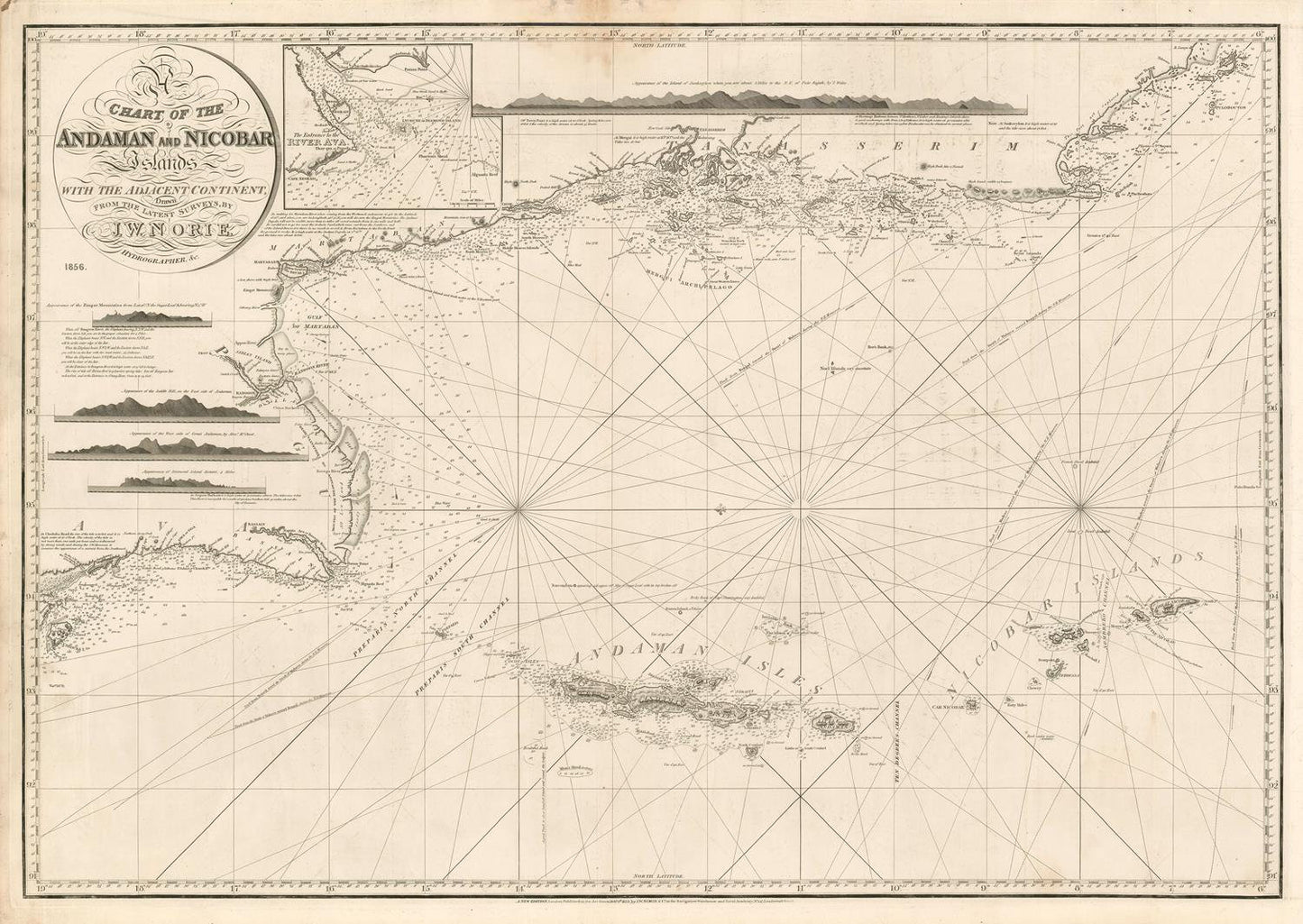 presentation of the map reproduction without a frame