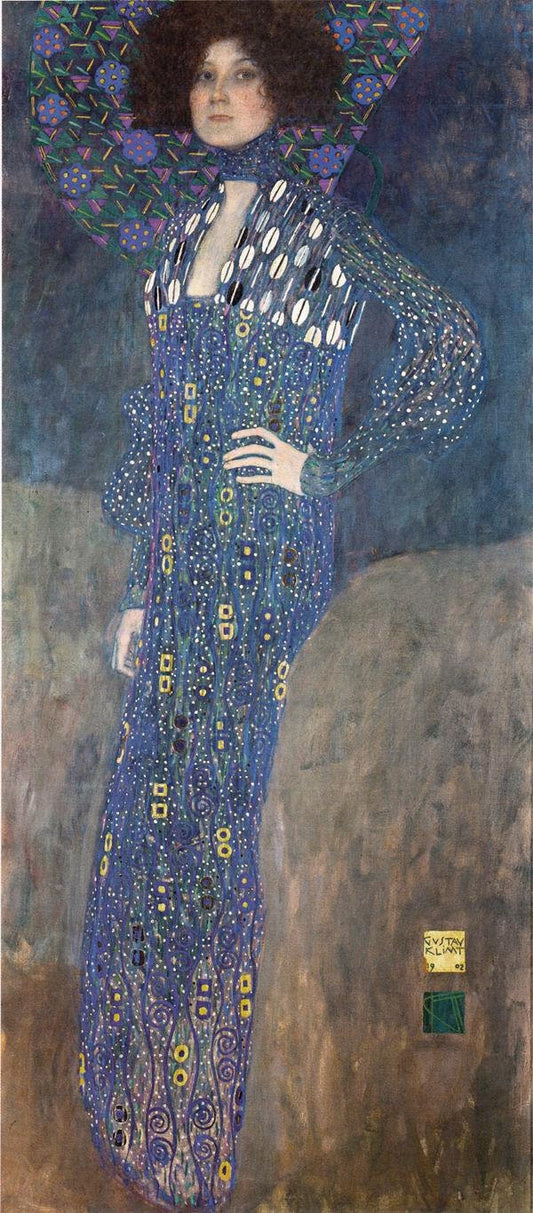 Gustav Klimt, Portrait of Emily Floge, 1902