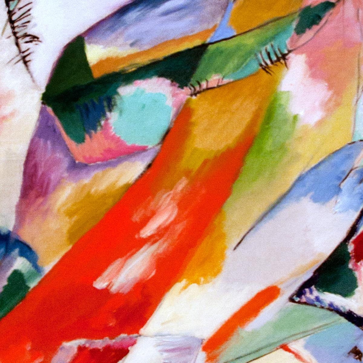 detail of the fine art reproduction from the centre 