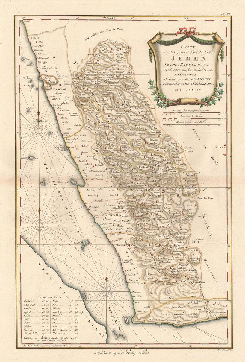 presentation of the map reproduction without a frame