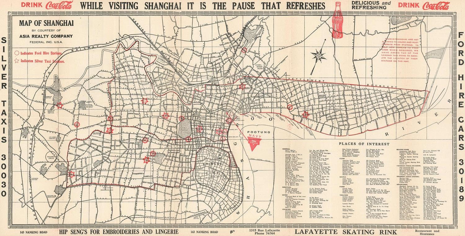 presentation of the map reproduction without a frame