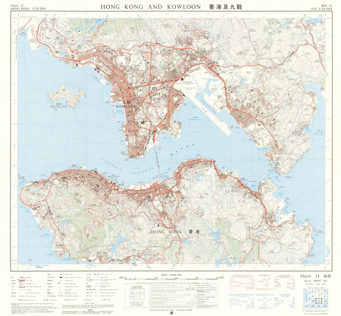 presentation of the map reproduction without a frame