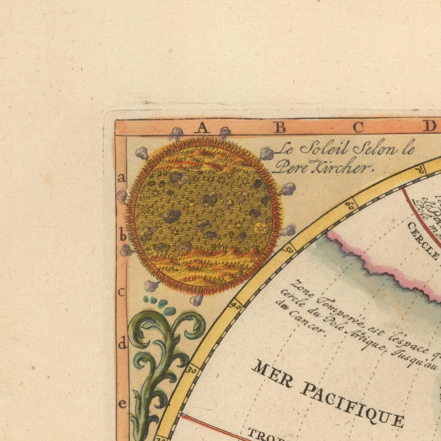 detail of the map from the top left corner