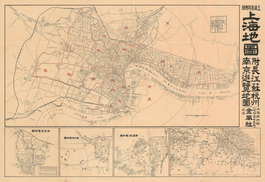 presentation of the map reproduction without a frame