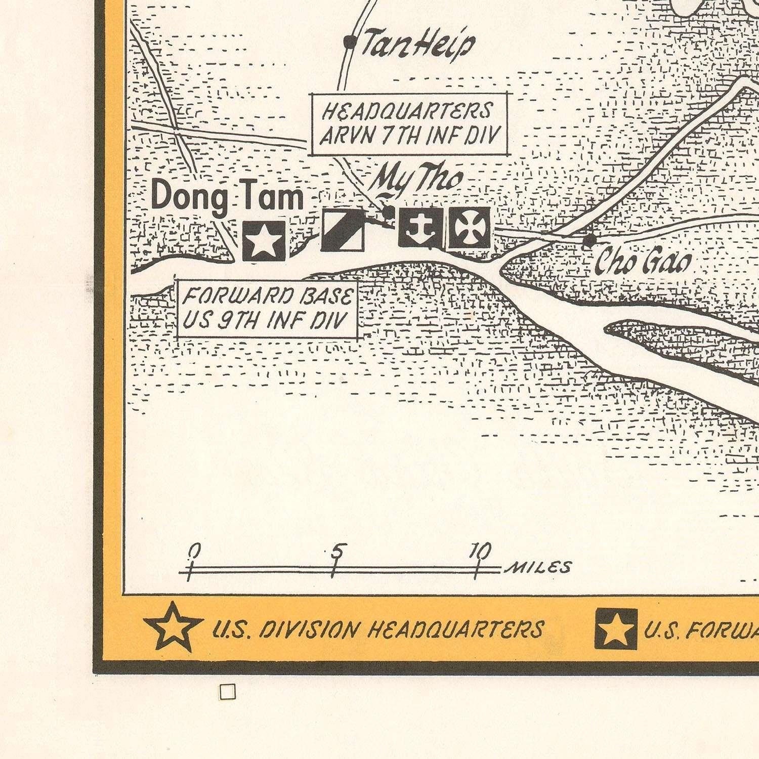 detail of the map from the bottom left corner