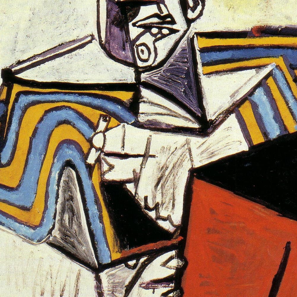 detail of the fine art reproduction from the centre 