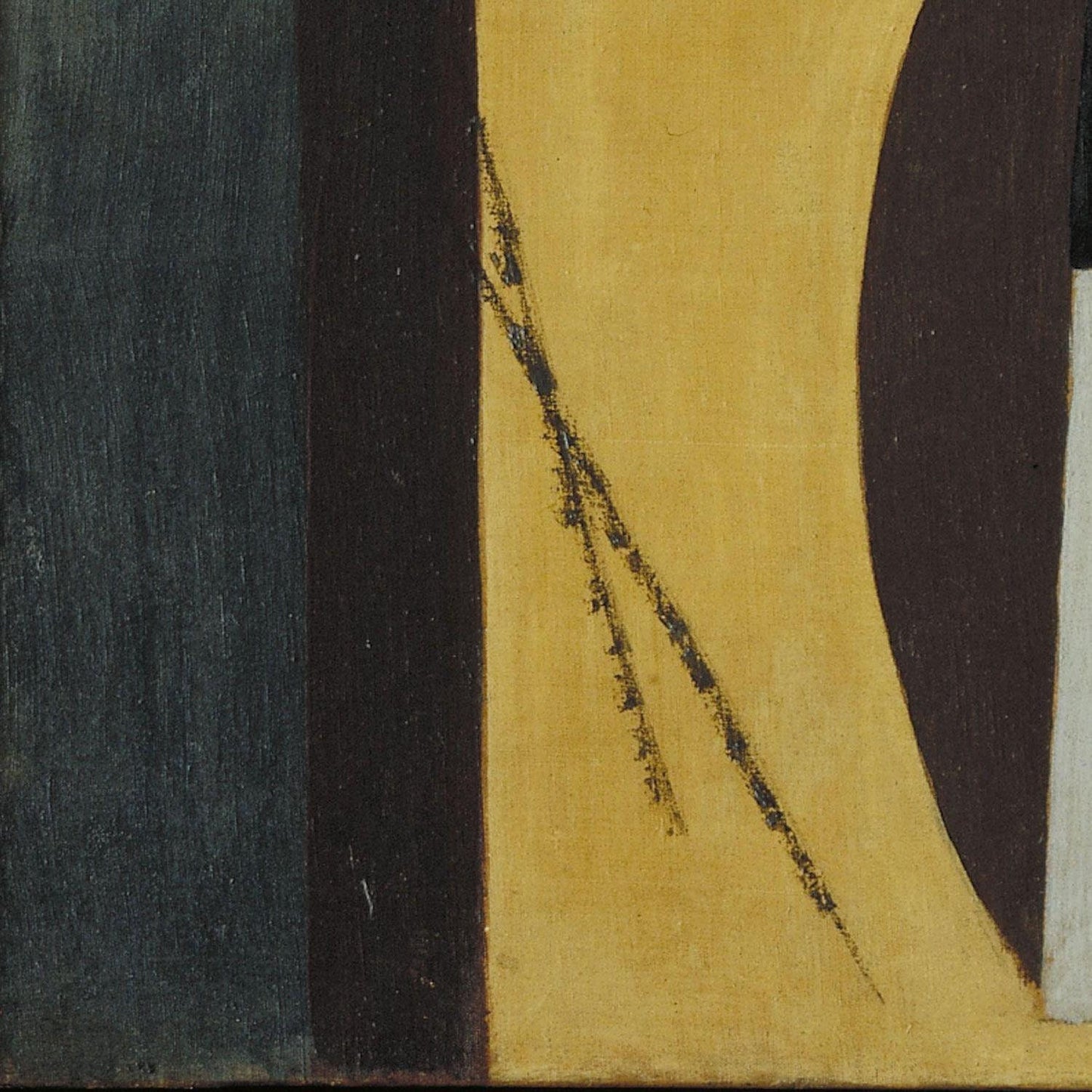 detail of the fine art reproduction from the bottom left corner