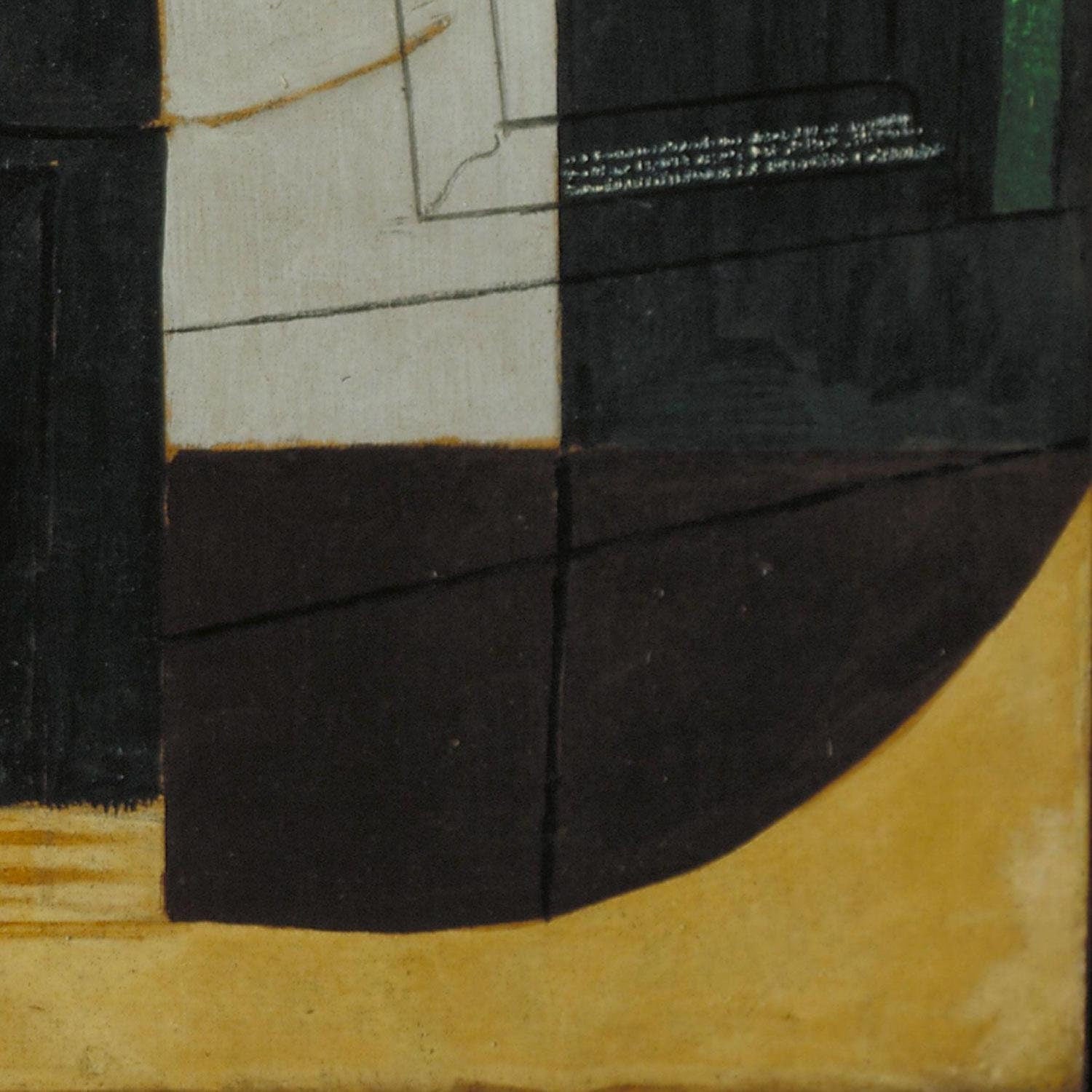 detail of the fine art reproduction from the bottom right corner