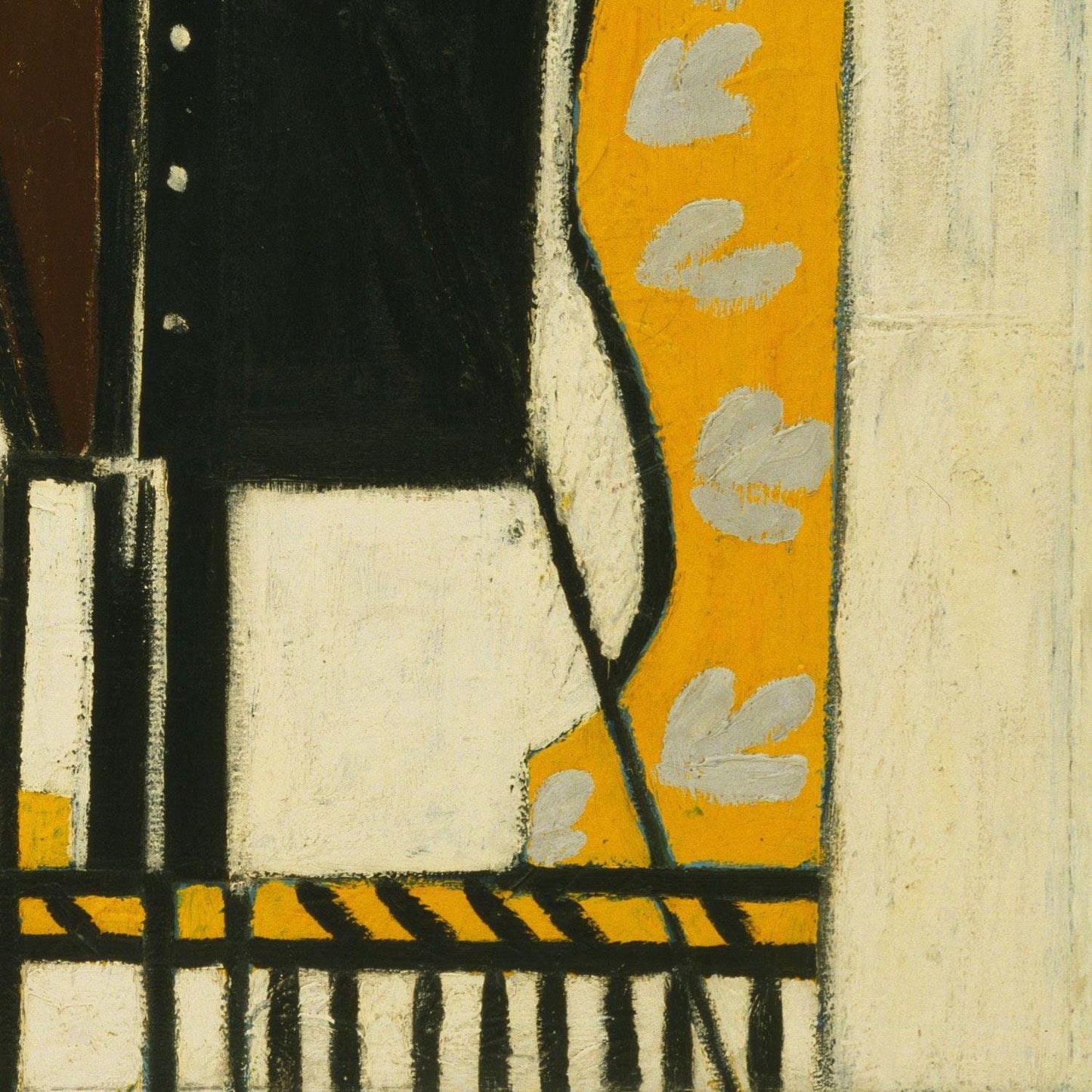 detail of the fine art reproduction from the bottom right corner