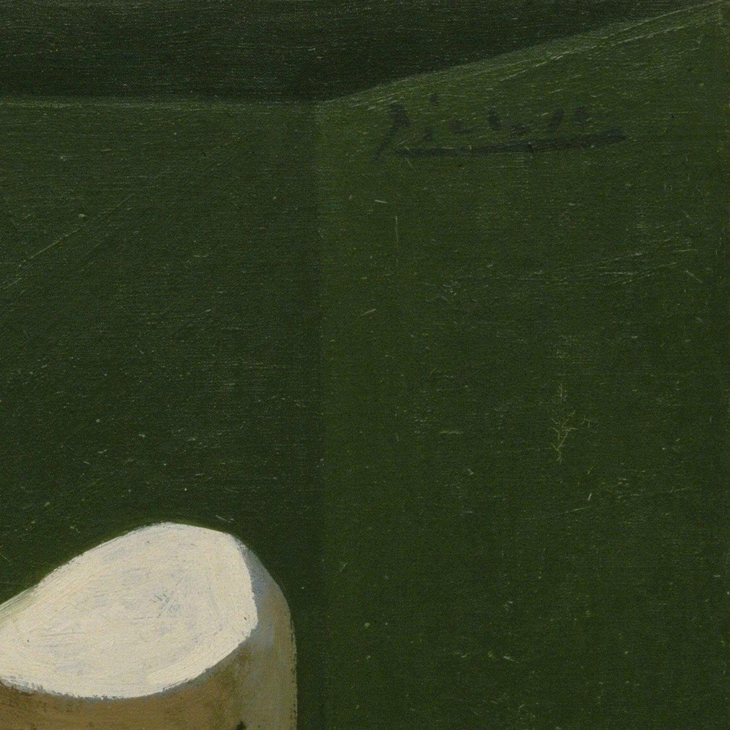 detail of the fine art reproduction from the top right corner