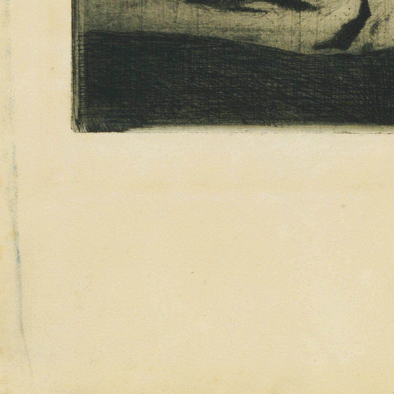 detail of the drawing reproduction from the bottom left corner