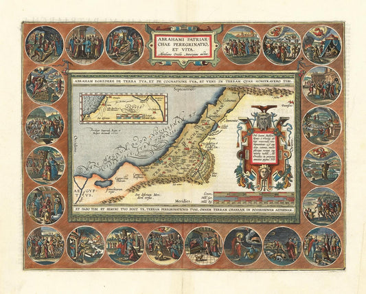 presentation of the map reproduction without a frame