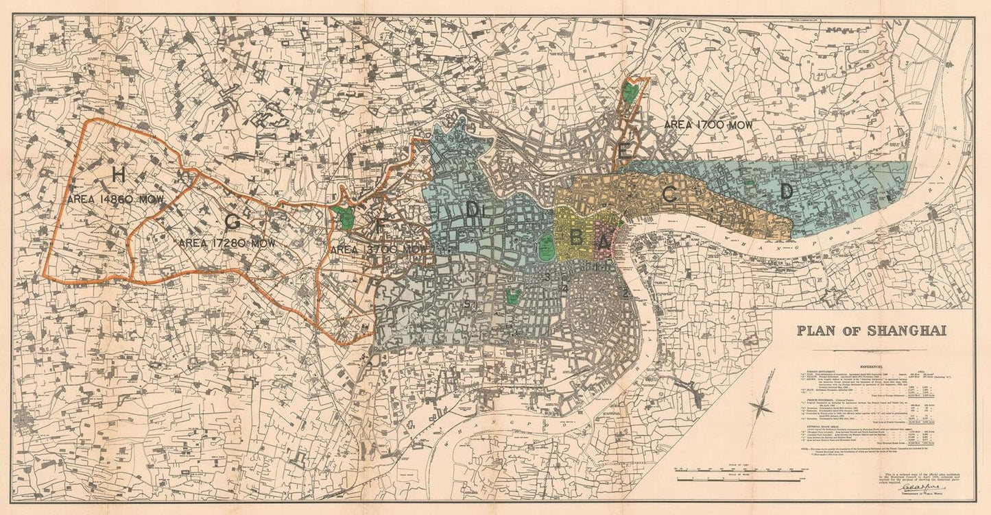 presentation of the map reproduction without a frame