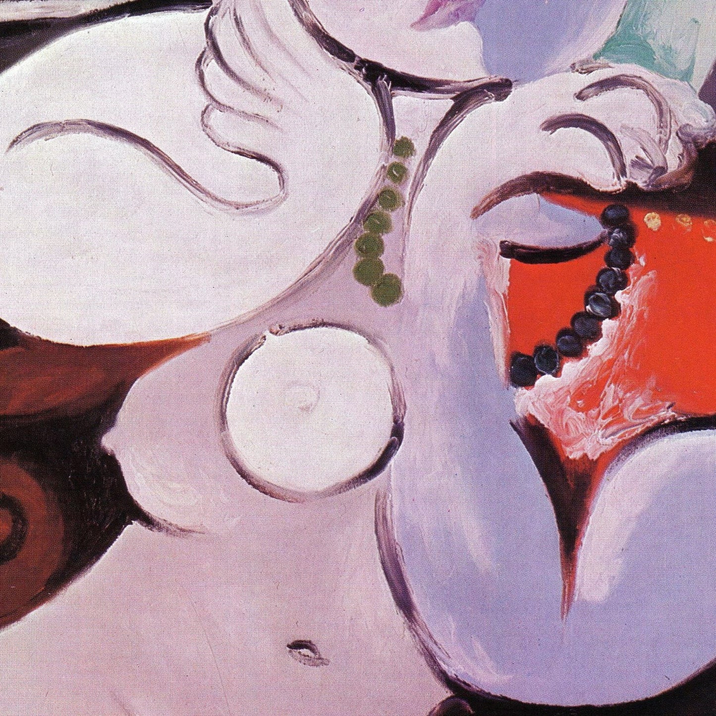 detail of the fine art reproduction from the centre 