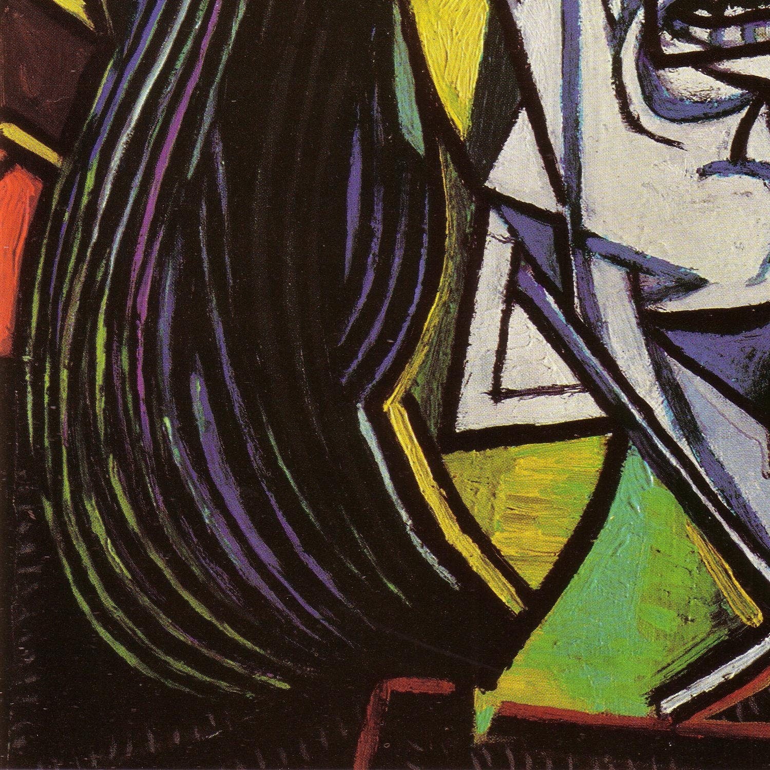 detail of the fine art reproduction from the bottom left corner