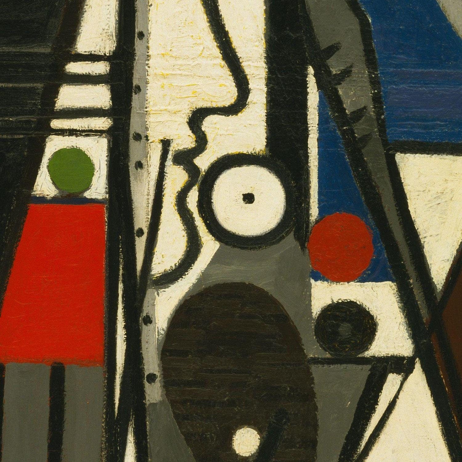 detail of the fine art reproduction from the centre 