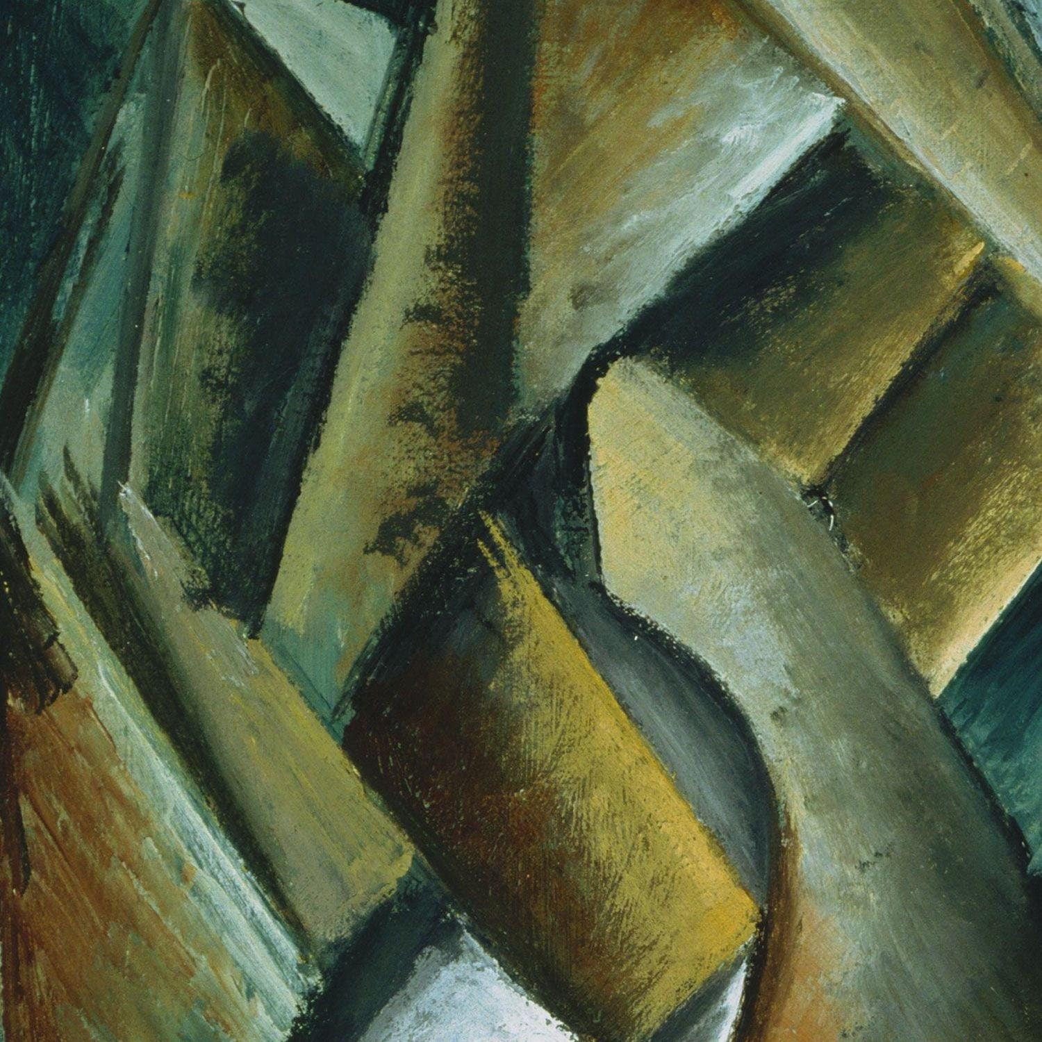 detail of the fine art reproduction from the centre left