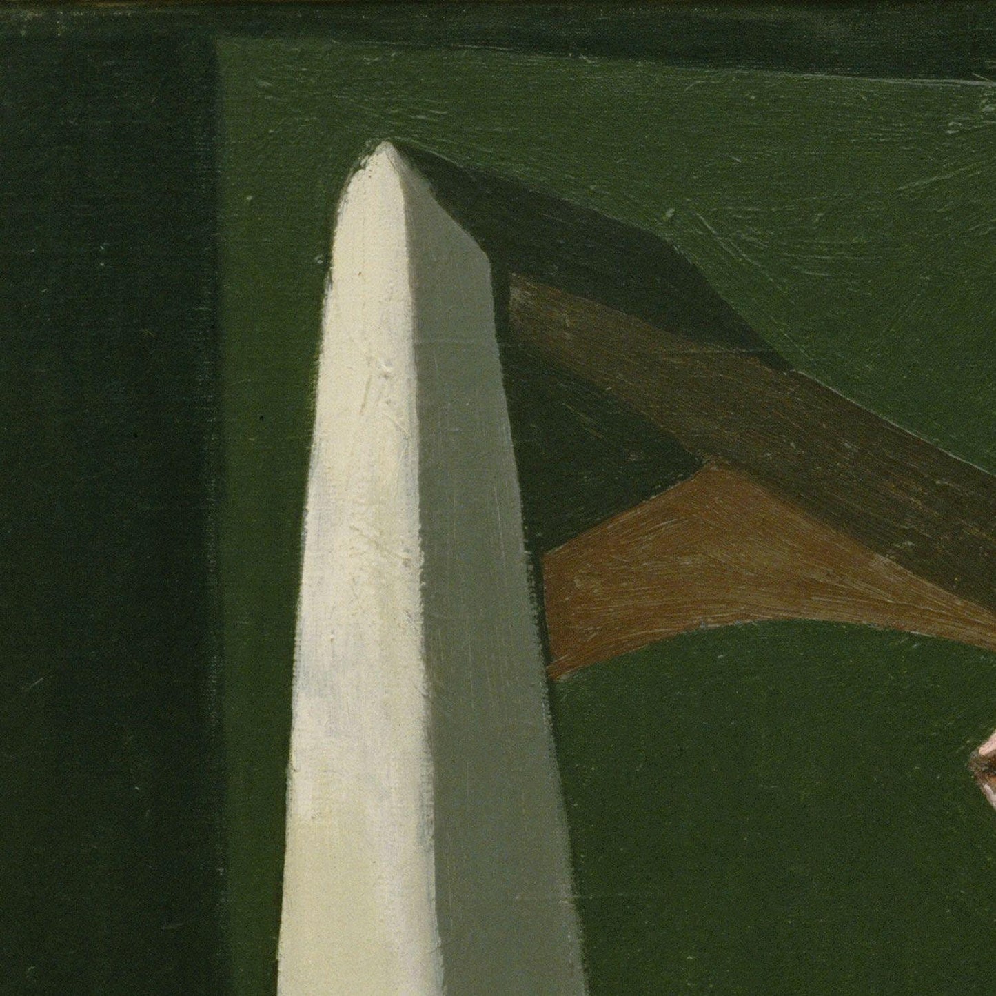 detail of the fine art reproduction from the top left corner