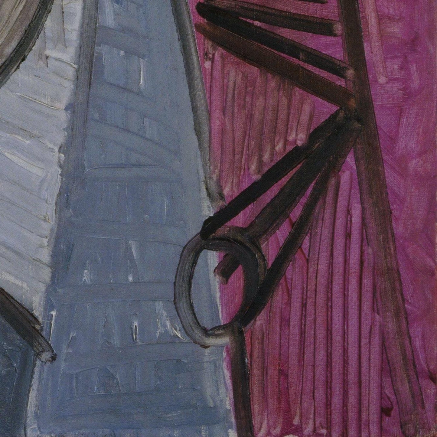 detail of the fine art reproduction from the bottom right corner