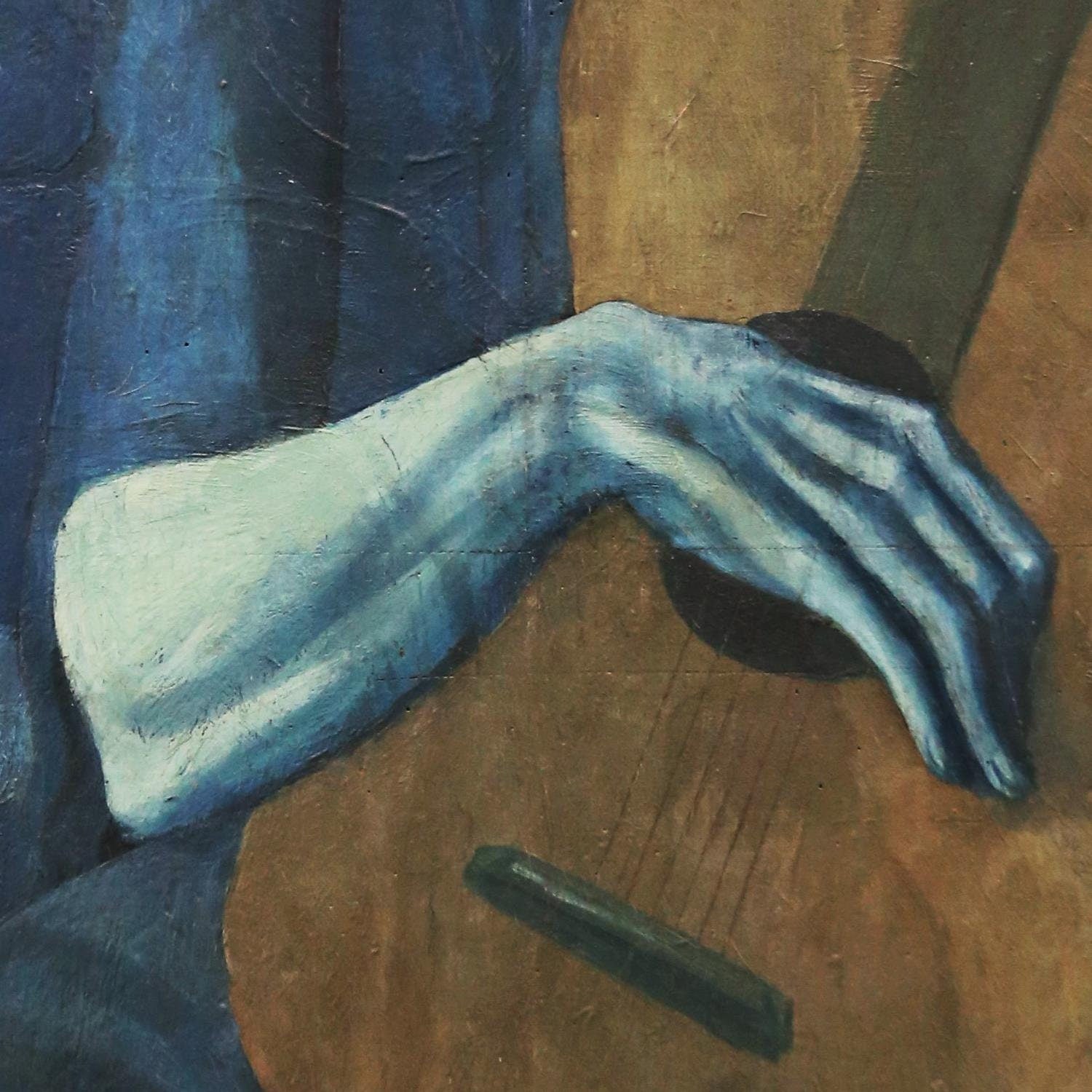 detail of the fine art reproduction from the centre 