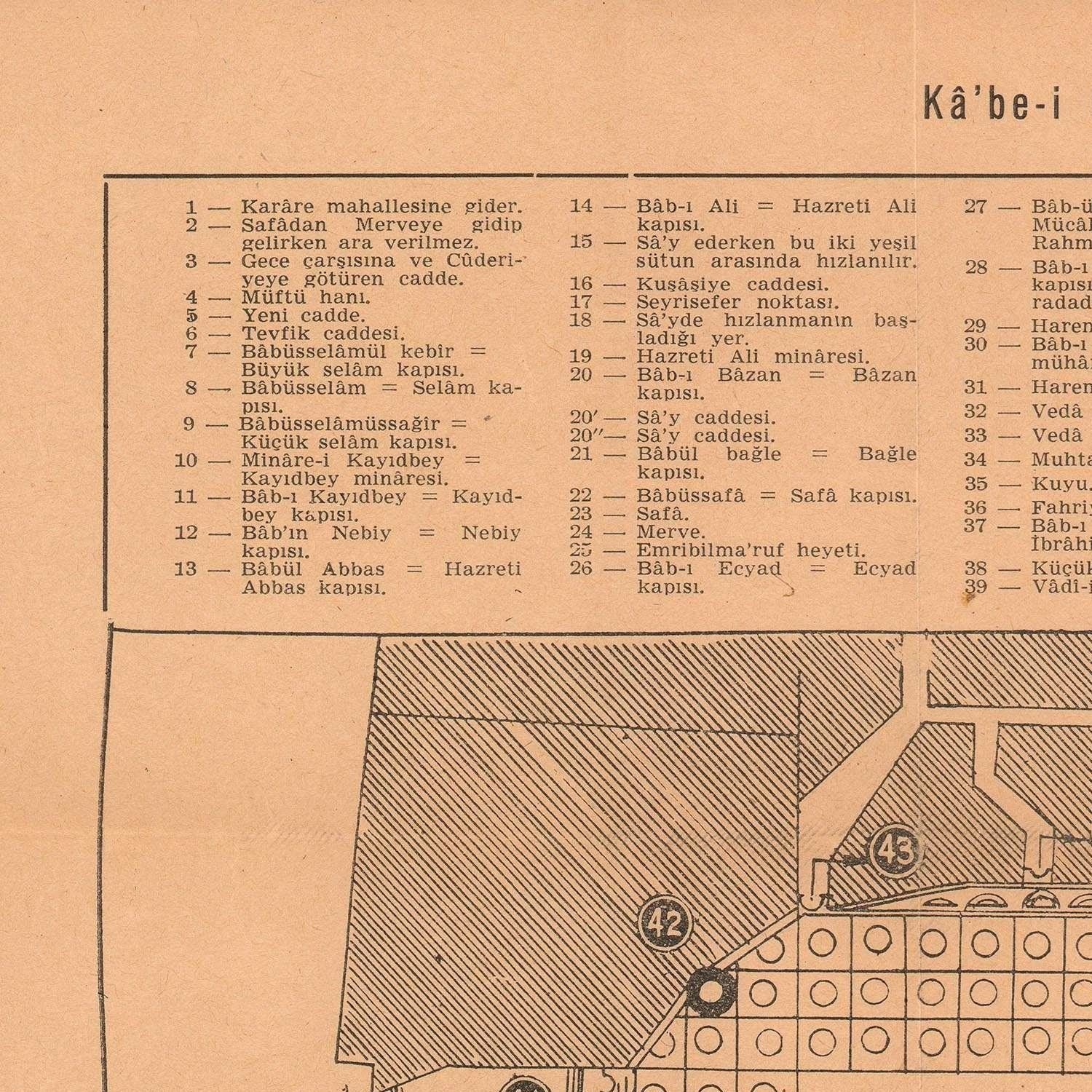 detail of the map from the top left corner