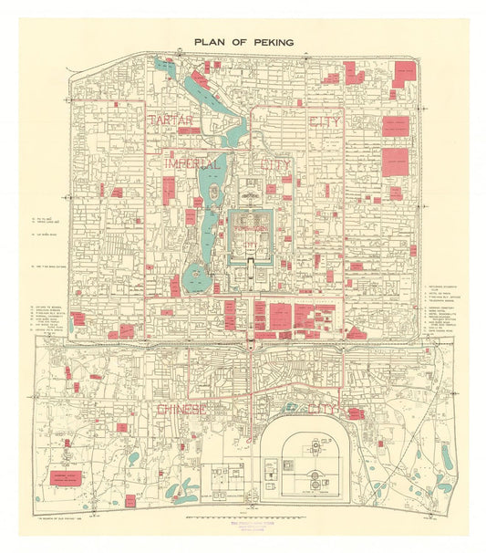 presentation of the map reproduction without a frame