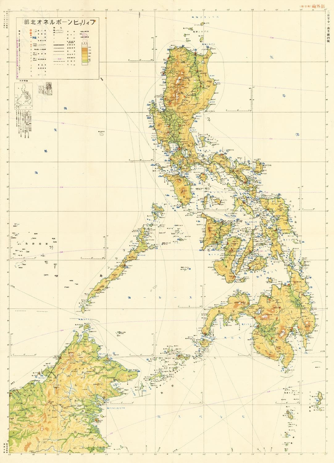 presentation of the map reproduction without a frame