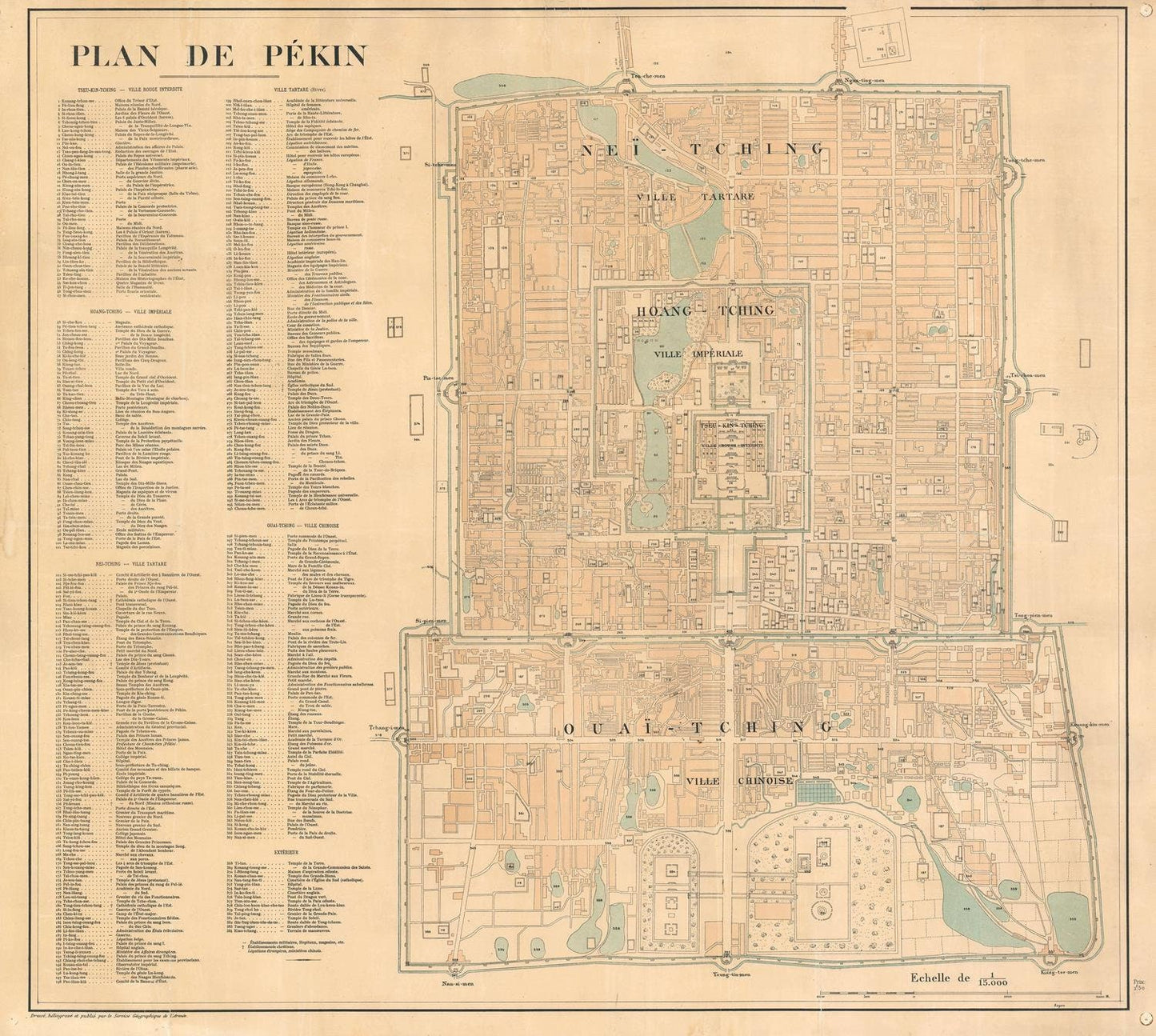 presentation of the map reproduction without a frame